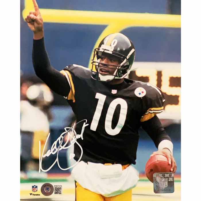 Kordell Stewart Signed Pointing Vertical 8x10 Photo