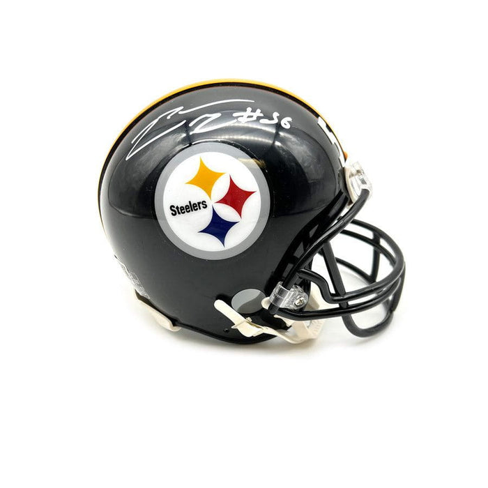 LaMarr Signed Pittsburgh Steelers Black VSR4 Mini Helmet