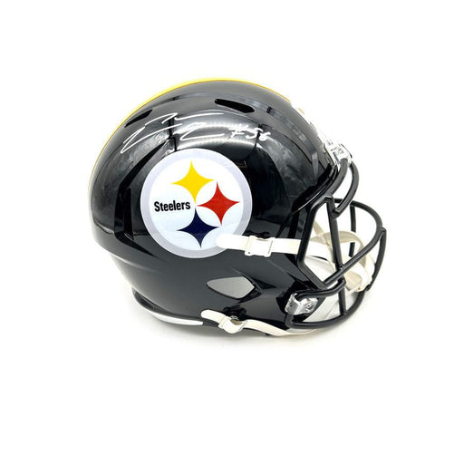 LaMarr Woodley Signed Pittsburgh Steelers Full Size Speed Replica Helmet