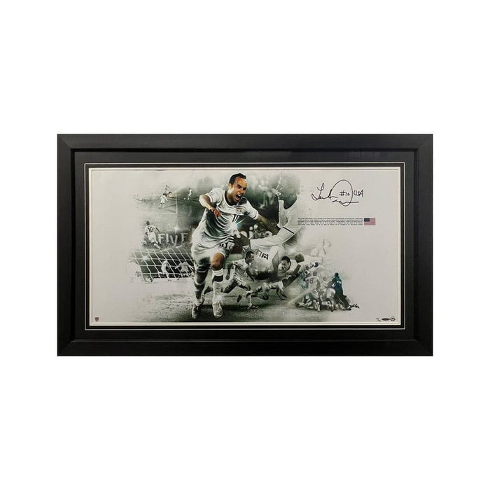 Landon Donovan Signed Panoramic Collage - Professionally Framed