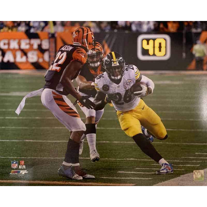 Le'Veon Bell Running Vs. Bengals Unsigned 16X20 Photo