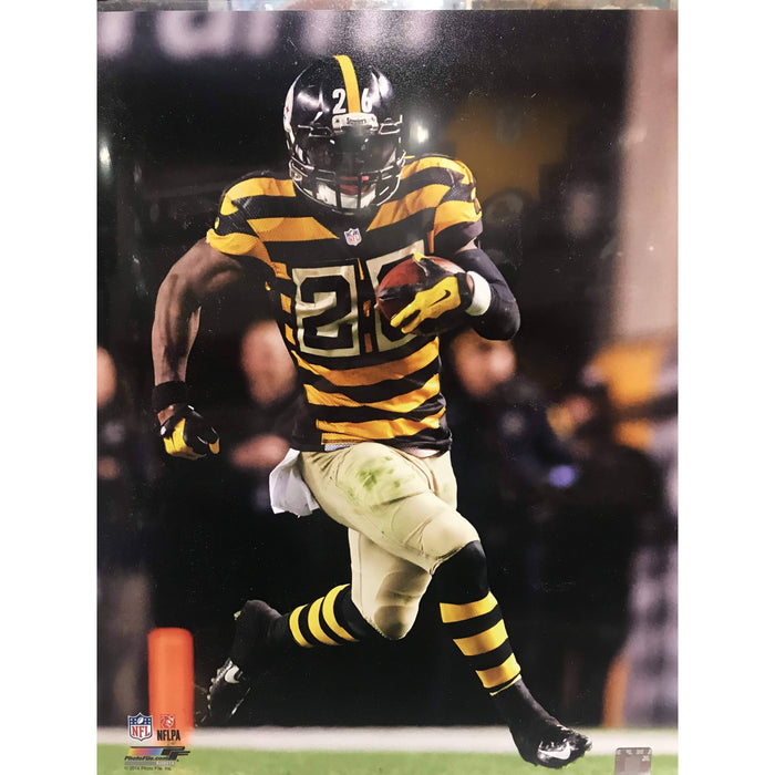 Le'Veon Bell Running With Ball Bumble Bee Jers. 16x20 Photo - UNSIGNED