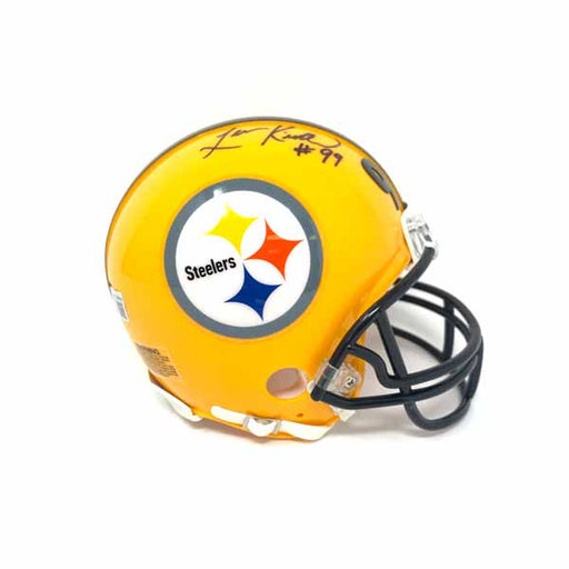 Levon Kirkland Autographed Pittsburgh Steelers 75Th Anniversary Mini Helmet