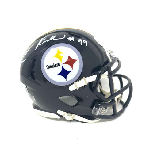 Levon Kirkland Autographed Pittsburgh Steelers Black Speed Mini Helmet