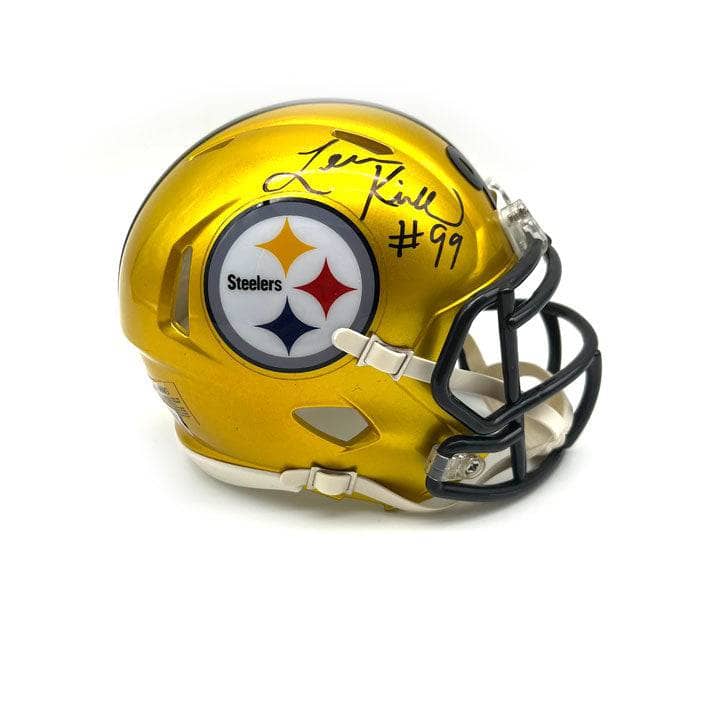 Levon Kirkland Signed Pittsburgh Steelers Flash Mini Helmet