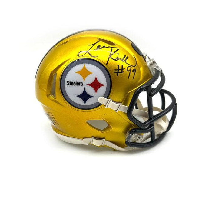 Levon Kirkland Autographed Pittsburgh Steelers Flash Mini Helmet