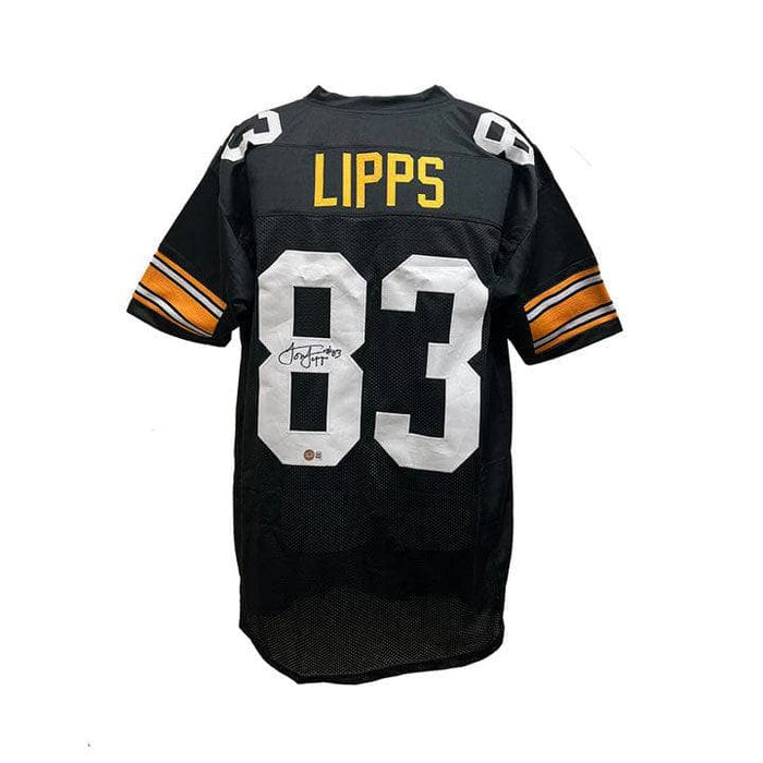 Louis Lipps Autographed Custom Home Football Jersey