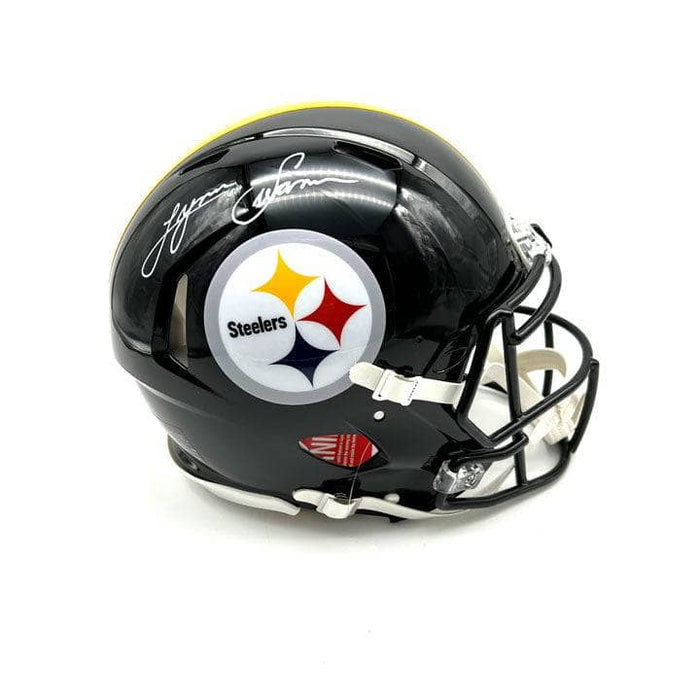 Lynn Swann Autographed Pittsburgh Steelers Black Full Size Authentic Speed Helmet