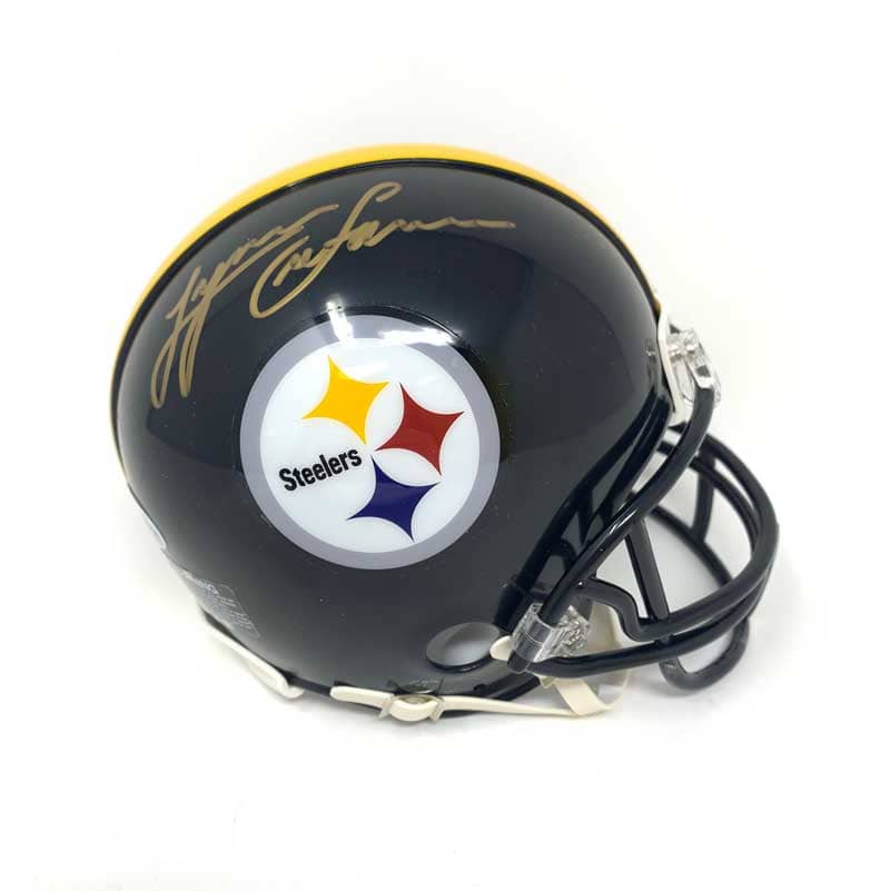 Kevin Dotson Signed Pittsburgh Steelers Black Mini Helmet