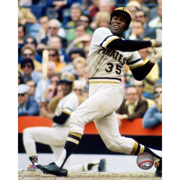 Manny Sanguillen Swinging Away Unsigned Licensed 8x10 Photo