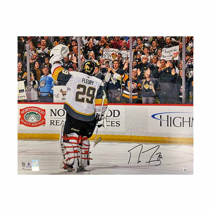 Marc Andre Fleury Autographed Back in the 'Burgh (Vegas Knights) 16x20 Photo