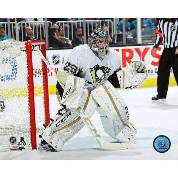 Marc-Andre Fleury Pittsburgh Penguins Reebok NHL Away White