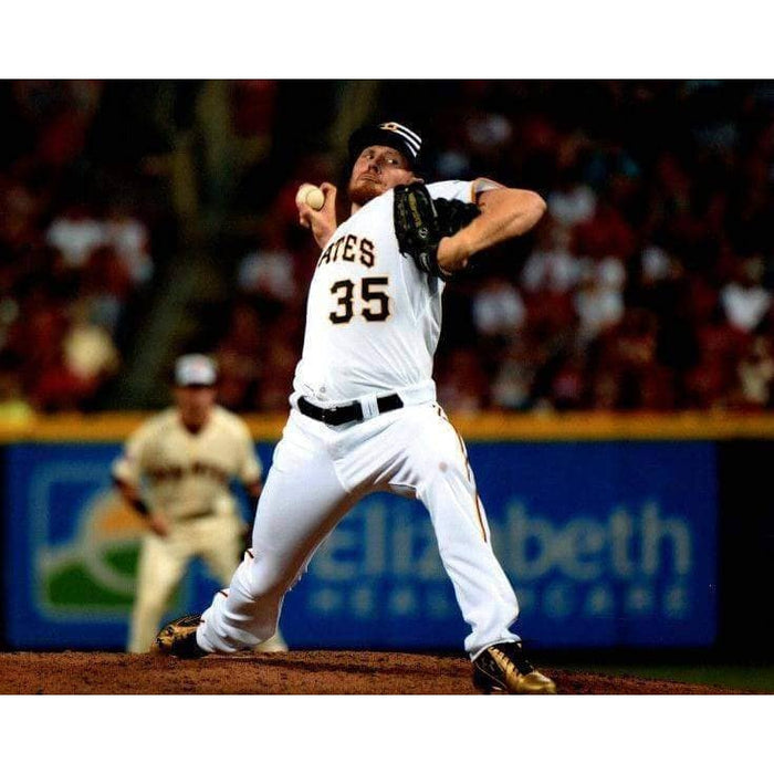 Mark Melancon Throwing Ball In White Horizontal Front View Unsigned 16x20 Photo
