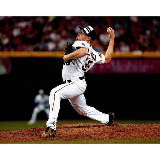 Mark Melancon Throwing Ball In White Horizontal Side View Unsigned 16x20 Photo