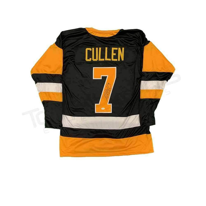 Matt Cullen Autographed Custom Black/Gold Hockey Jersey
