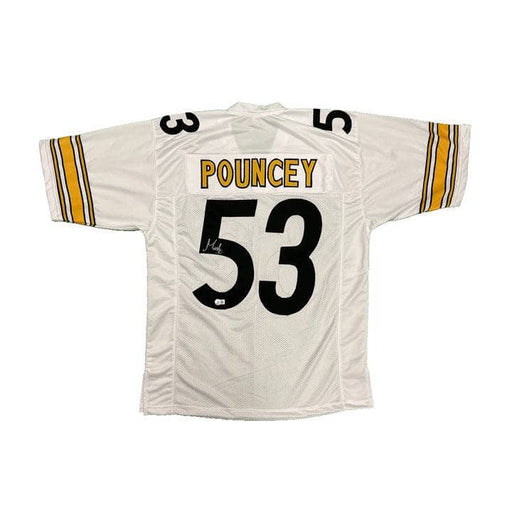 Maurkice Pouncey Signed Custom Pro-Style White Away Jersey