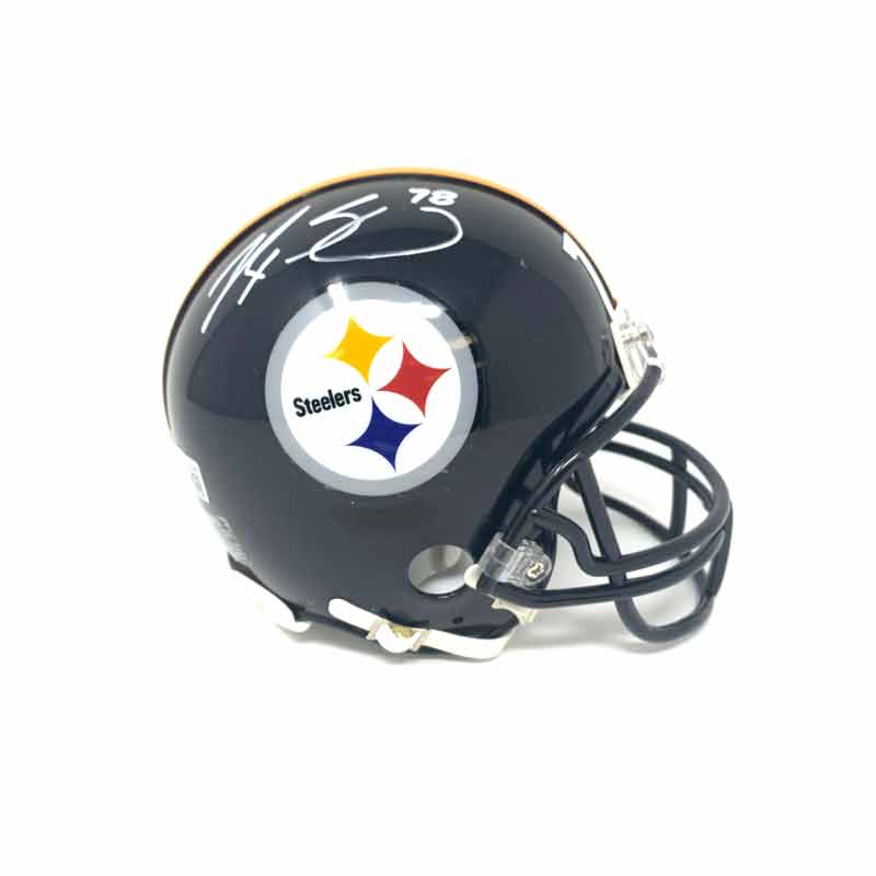 Levi Wallace Signed Pittsburgh Steelers Flash Mini Helmet