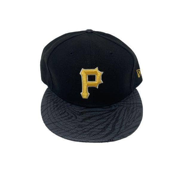 Men's Pittsburgh Pirates Blackout Diamond Logo Fitted Hat 59FIFTY 7-1/2