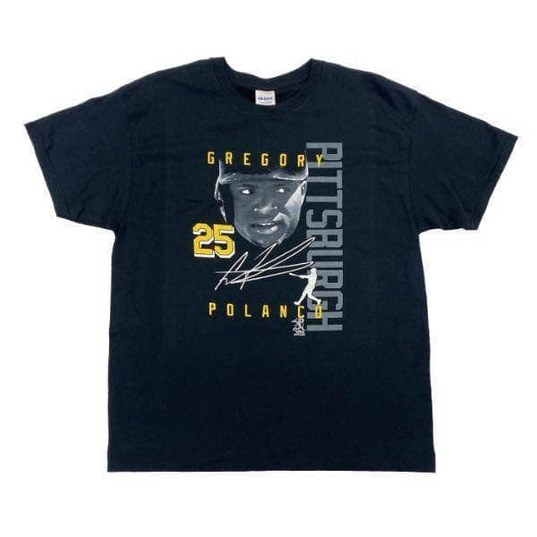 Men's Pittsburgh Pirates Gregory Polanco Graphic T-Shirt Small