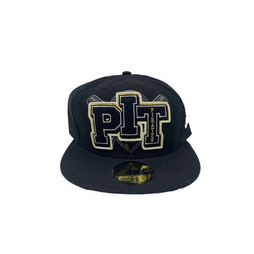 Mens  Pittsburgh Pirates "PIT" New Era Fitted Hat 59FIFTY 7-3/4