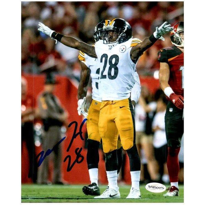Mike Hilton Signed Arms Out in White 8x10 Photo Default Title