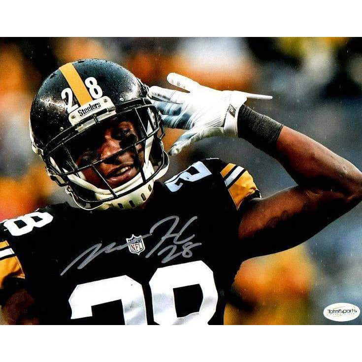 Mike Hilton Signed #28 Black Logo Football