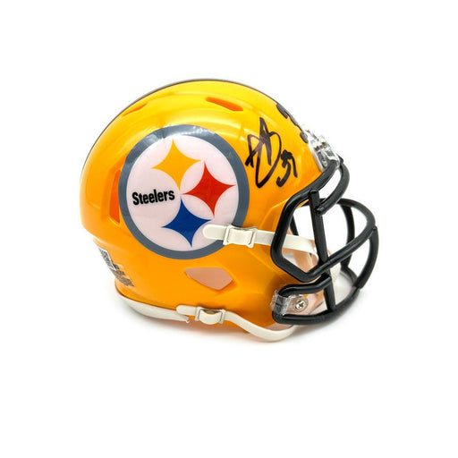 Minkah Fitzpatrick Autographed Pittsburgh Steelers 75th Anniversary Speed Mini Helmet