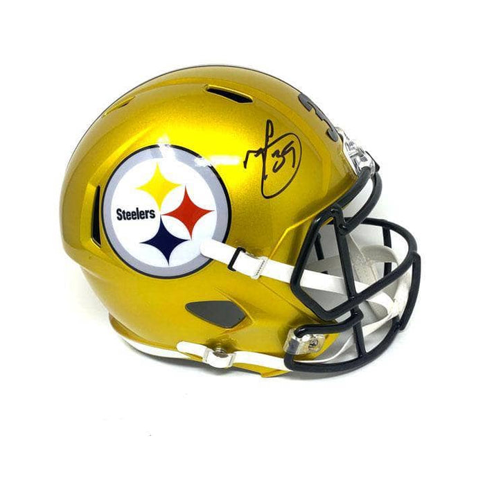 Minkah Fitzpatrick Autographed Pittsburgh Steelers FLASH Full Sized Authentic Helmet