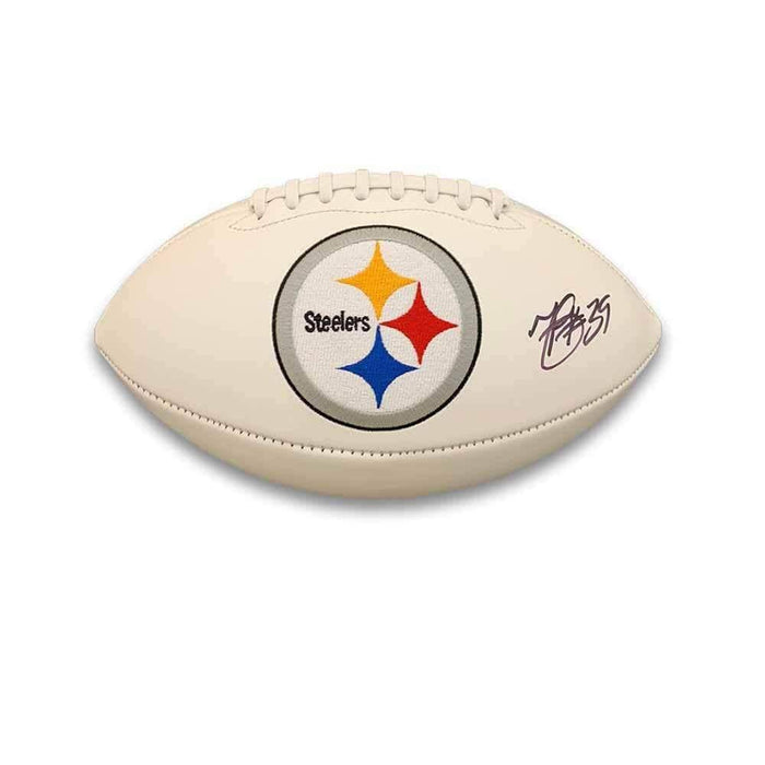 Minkah Fitzpatrick Autographed Pittsburgh Steelers White Logo Football