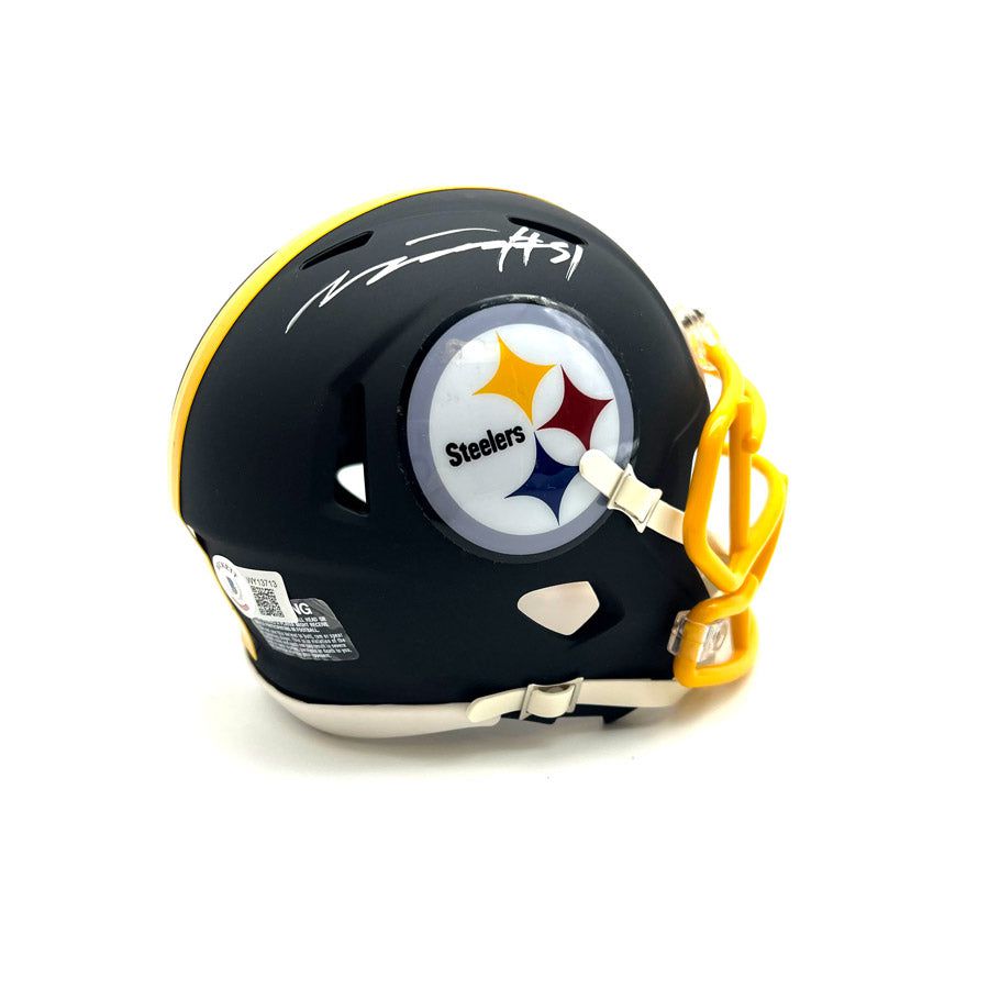 Frenchy Fuqua Signed Pittsburgh Steelers Flash Mini Helmet