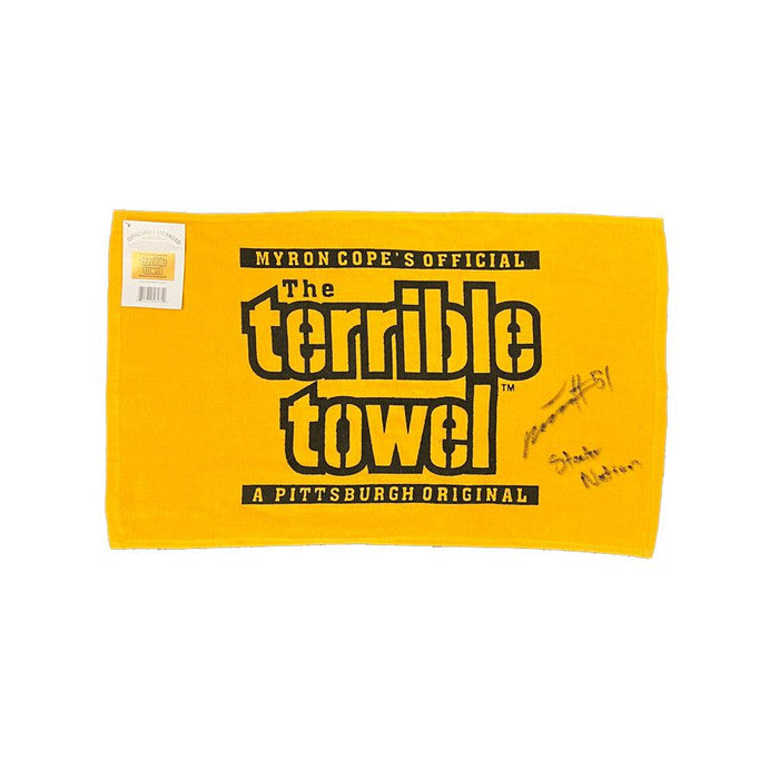 Myles Jack Signed Official Terrible Towel with Steeler Nation