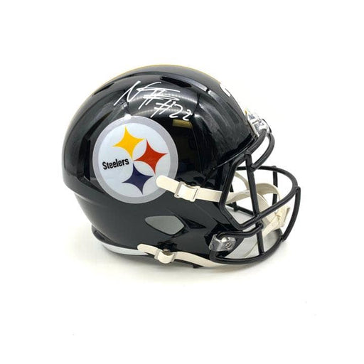 Najee Harris Signed Pittsburgh Steelers Full Size Speed Replica Helmet