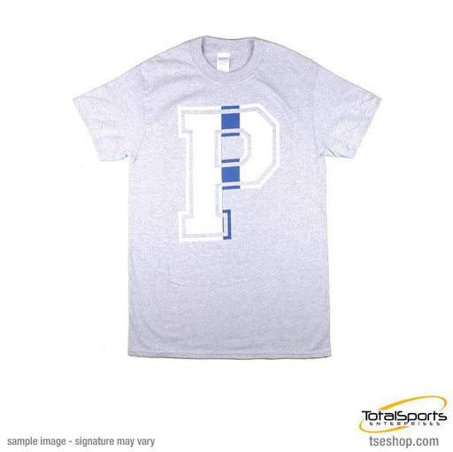 "P" T-Shirt (Dark Blue and White)
