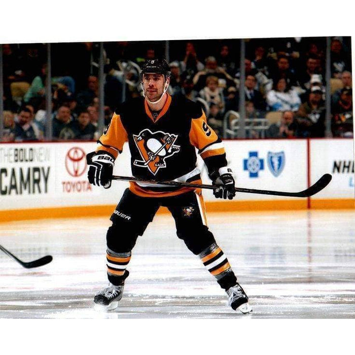 Pascal Dupuis Standing In New Black Jers. Unsigned 16x20 Photo