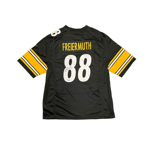Pat Freiermuth Autographed Pittsburgh Steelers Authentic Nike Home Football Jersey with "We Are" (Damaged)