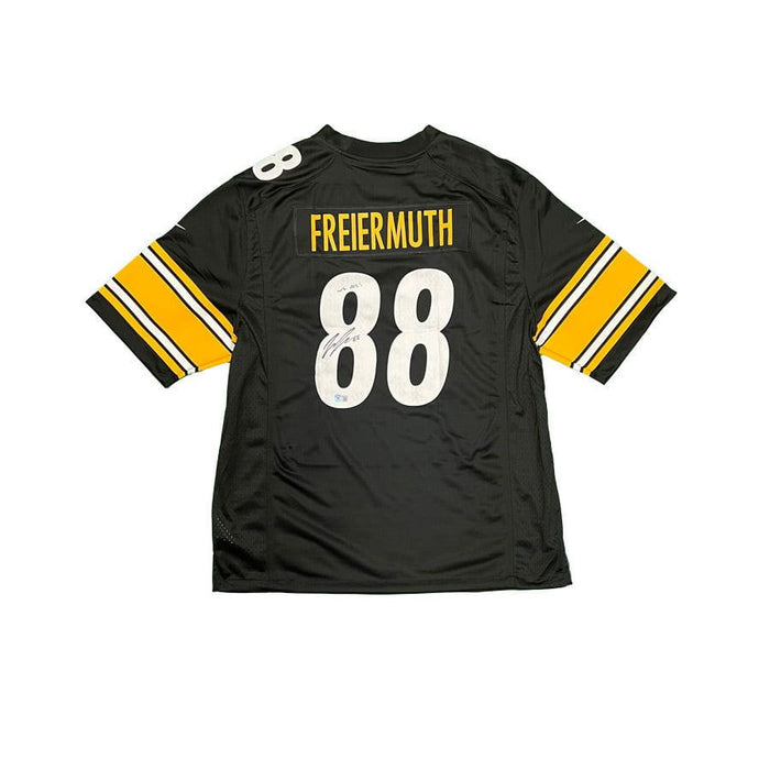 Pat Freiermuth Autographed Pittsburgh Steelers Authentic Nike Home Football  Jersey with 'We Are' (Damaged)