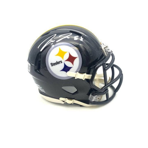 Pat Freiermuth Autographed Pittsburgh Steelers Black Speed Mini Helmet