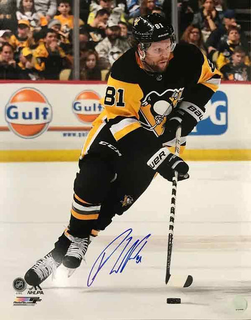 Phil Kessel Signed 16x20 Skating with Puck Photo