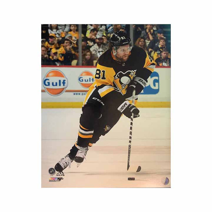 Phil Kessel Skating With Puck in Black Unsigned Licensed Vertical 16x20 Photo