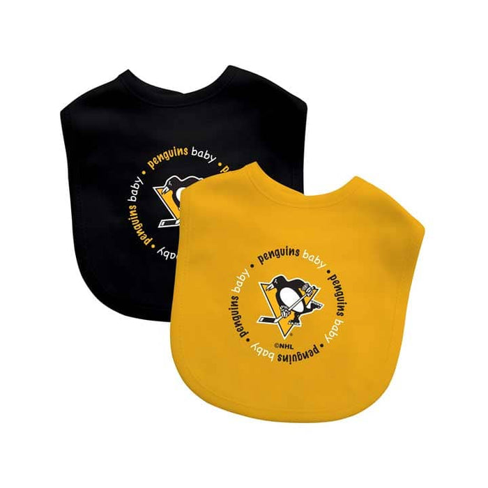 Pittsburgh Penguins 2-Pack Baby Bibs