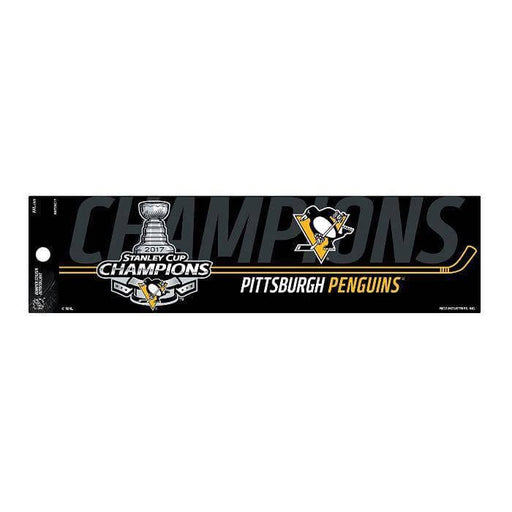 Pittsburgh Penguins 2017 Stanley Cup Champions Bumper Sticker