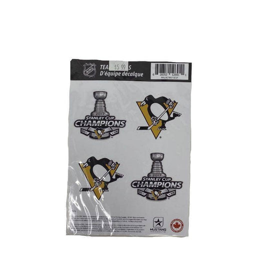 Pittsburgh Penguins 2017 Stanley Cup Champions Team Decal's