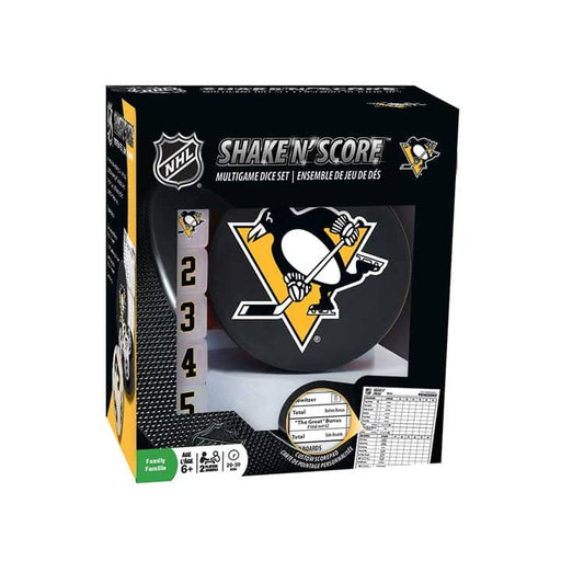 Pittsburgh Penguins Shake-n-Score Travel Dice Game
