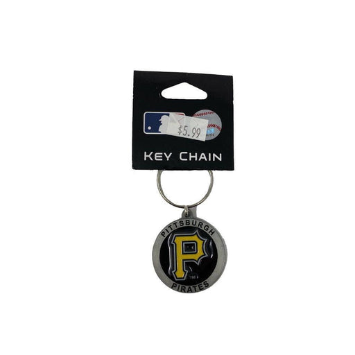 Pittsburgh Pirates Diamond Logo Circle Key Chain