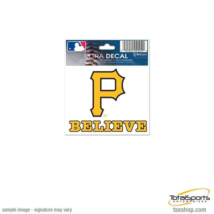 Pittsburgh Pirates Square Decal with Believe