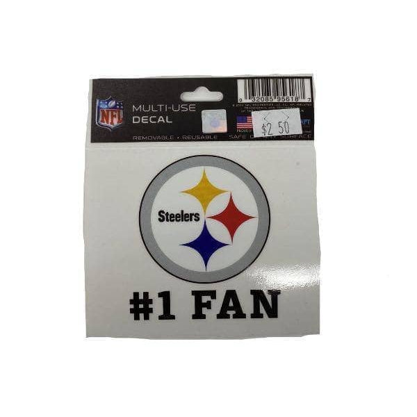 Pittsburgh Steelers #1 Fan Multi-Use Decal
