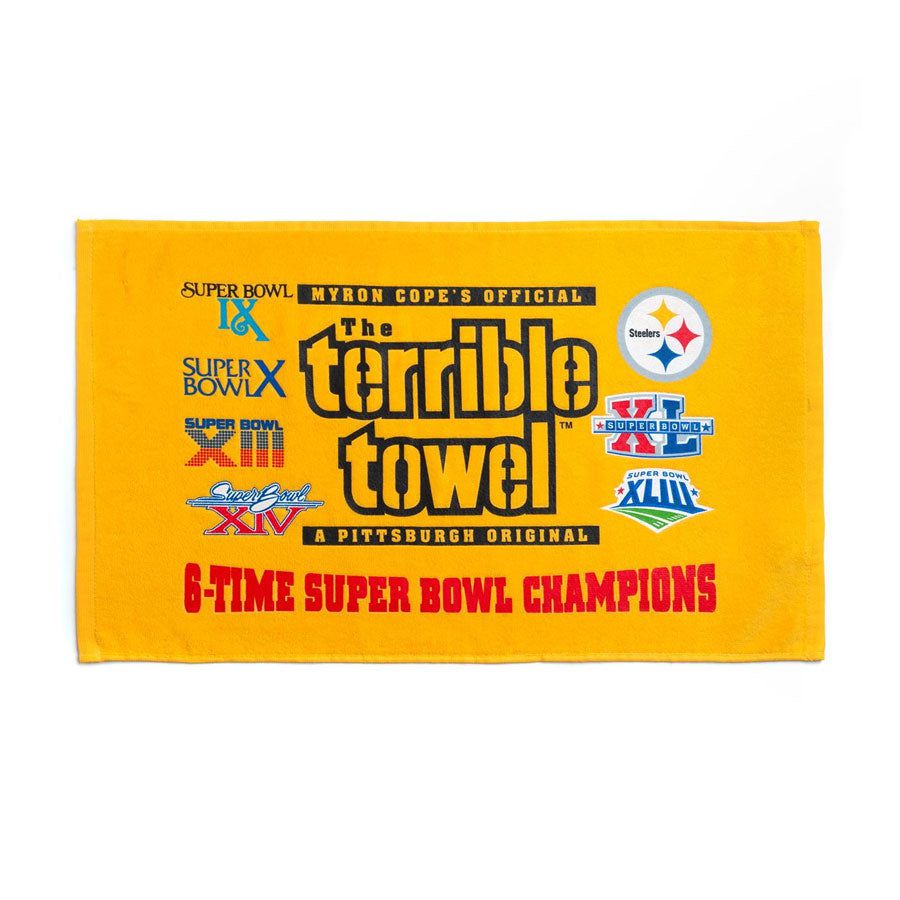 Black Pittsburgh Steelers Terrible Towel Pet Bandana