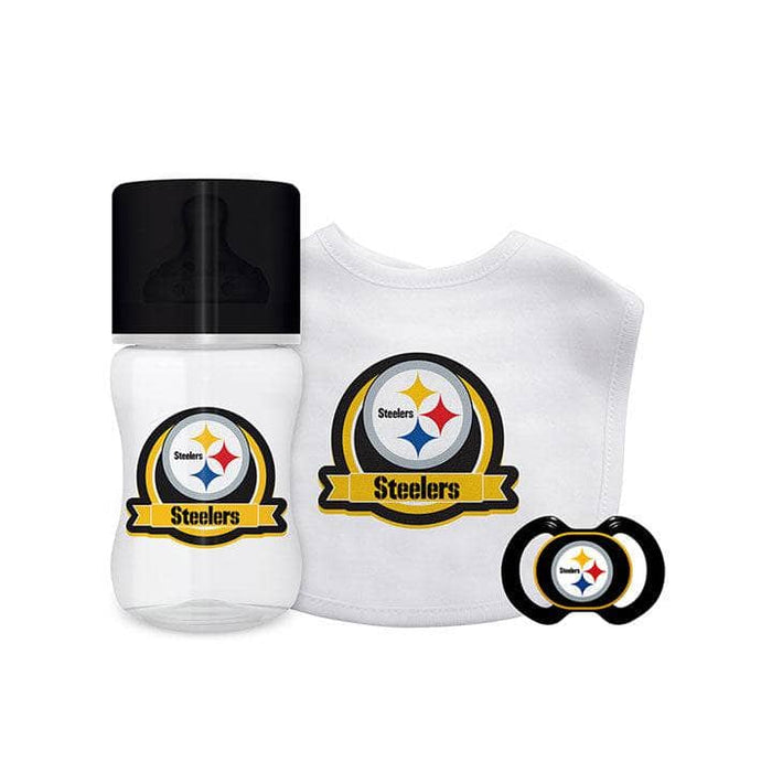 Pittsburgh Steelers Baby 3-Piece Gift Set