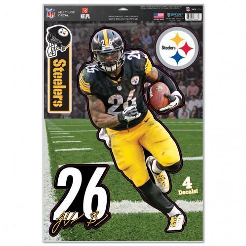 Pittsburgh Steelers Multi-Use Decal 11" x 17" LeVeon Bell