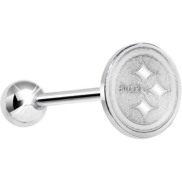 Pittsburgh Steelers Silver Logo Body Piercing